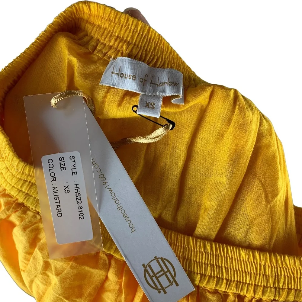 House Of Harlow 1960 Eyelet Tiered Maxi Skirt Sz XS - Picture 2 of 4